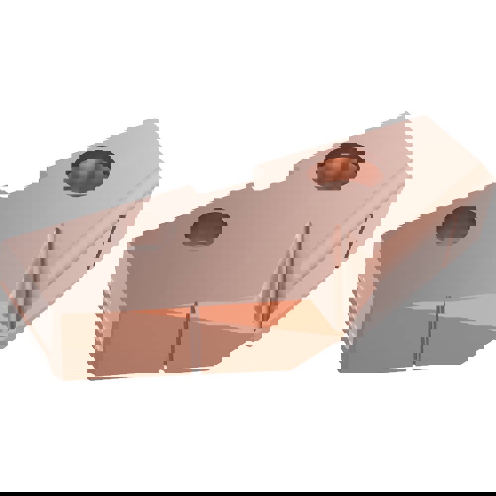 Spade Drill Insert: 44.45 mm Dia, Seat Size 3, High Speed Steel